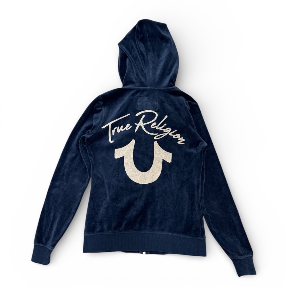 True Religion Dark Blue Hoodie Jacket